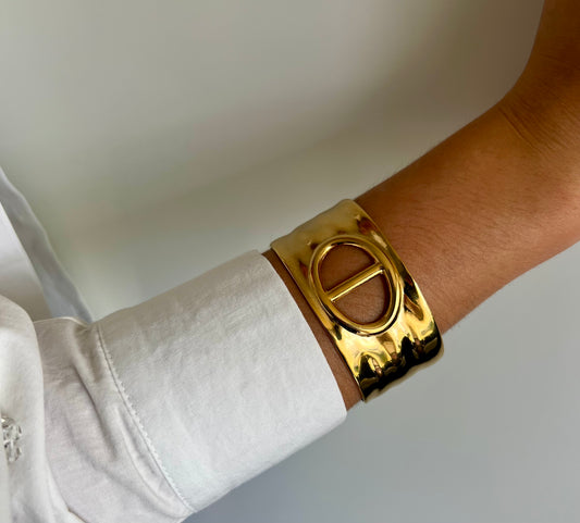 Bracelet manchette Marine